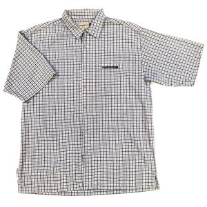 3/$20 northpeak blue outdoor plaid button-Up shirt